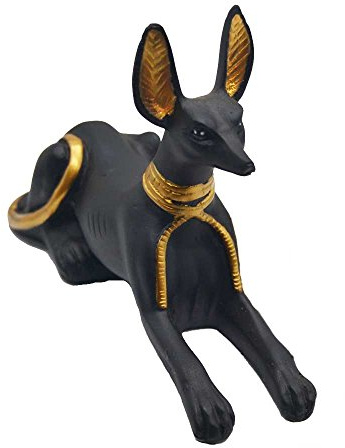 Horus Artesanía de Egipto Anubis Figur, 13,5 × 9 cm