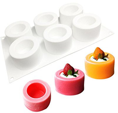 3D Jelly Pudding Cupcake Cake Moulds Silicone Mold Mousse Ice Creams Chocolates Pastry Art Baking Pan Bakeware Dessert Soap Making Baking Mold