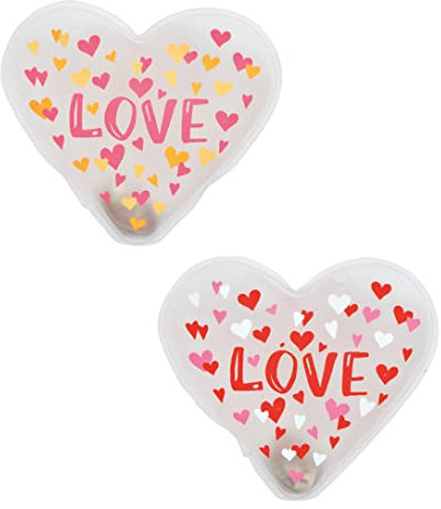 Taschenwärmer Herz Love, 2er Set - Wichtelgeschenk, Handwärmer, Taschenheizkissen