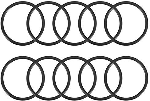 sourcing map 10 Stück O-Ringe Dichtung 24 mm x 28 mm x 2 mm Metrische Nitrilkautschuk Gummi Dichtungsring für Sahnespender Poolpumpe Schnellkupplung Ersatzdichtung Umfülladapter