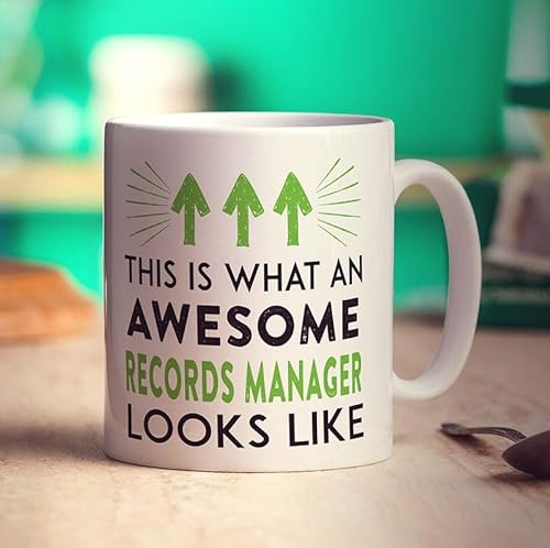 Printster This is What an Awesome Records Manager Looks Like Mug - 11oz Ceramic Cup