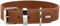 HUNTER AALBORG SPECIAL Hundehalsband, Leder, strapazierfähig, komfortabel, 70 (L-XL), cognac