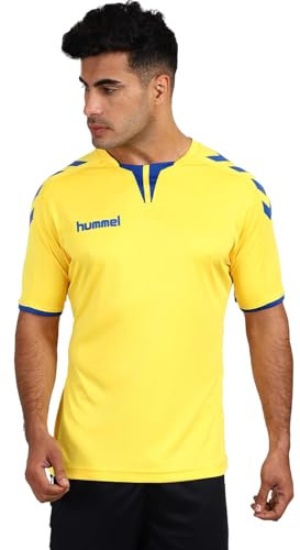 hummel Herren Trikot Core SS Poly Jersey 003636 Sports Yellow/True Blue2 XXXL
