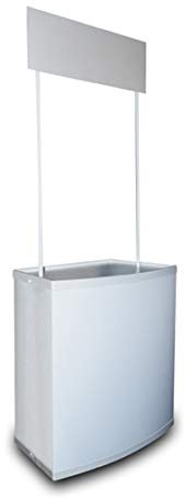 Promotion-Theke ohne Druck, Messetheke, Messetresen, Theke, POS, Messestand, Werbetheke, Promostand Sell
