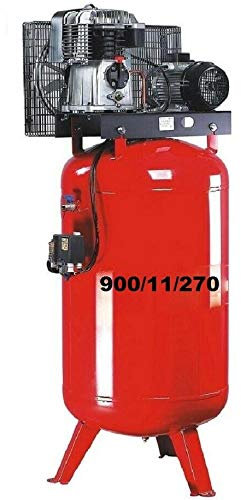 PROFI Druckluftkompressor 900/11/270 St 2-Zylinder-Aggregat Druckluft Kompressor, Industriekompressor, Werkstattkompressor, Druckluft Kompressor 400V AWZ