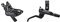 SHIMANO Deore M6100/M6120 Scheibenbremse 4-Kolben Hinten 2020 MTB Scheibenbremse Schwarz 1700mm
