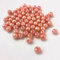 (6 mm/Rosegold hell 2) Glasperlen - Bastelperlen aus Glas rund - 30 Farben mit Loch Perlen zum Basteln auffädeln Armbänder Traumfänger bunt Set DIY mini kleine große Kinder Bastelperlen Schmuck
