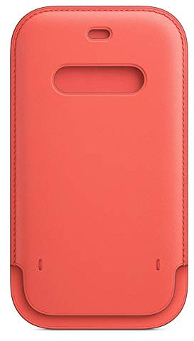 Apple Funda Integral de Piel con MagSafe (para el iPhone 12 y iPhone 12 Pro) - Pomelo Rosa