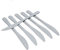 Besch 6 Cuchillos de Mesa Acero Inoxidable 21.5 x 2 cm