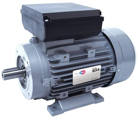 Moteur électrique 220 V Simple Condensateur Mmp71g4b34 0,55 Cv Moteur Monophasé 0,37 Kw 1500 Tr/min Bride B34