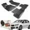 Trimak Passgenau 3D Fussmatten Auto kompatibel mit BMW 2 F45 Active Tourer 2014-2021 Auto Zubehör 1. Und 2. Reihe Gummimatten Autos TPE Allwetter Geruchlos rutschfest Vorne und Hinten Schwartz