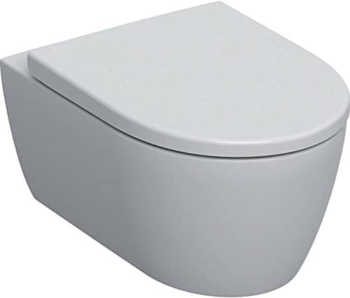 Geberit iCon Pack Wand-WC 36x53x37,5 cm Mit Sitz Rimfree Matt Weiß