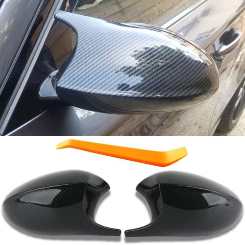M Sport Spiegelkappen Aussenspiegel Abdeckung für BMW E90 E91 2005-2008 E92 E93 2006-2010 Vorfacelift Modelle Tuning Zubehör Aussen Accessoires - Optik Kohlefaser