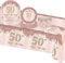VReder Rose Gold 50th Birthday Decorations Party Tableware Set, Disposable Paper Party Plates Cups Napkins Tablecloth for Women 50th Birthday Party Decorations Table Supplies 16 Guests (50th)