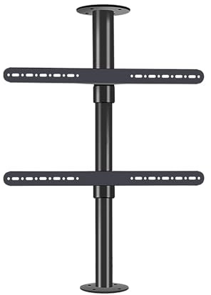 TV Wall Mount - Height Adjustable TV Stand And Wall Mount, LCD TV 360 Degree Rotating Floor Frame, Swivel Partition Wall TV Rack Swivel Base Cabinet, Suitable For 32-75 Inch LED Display ( Size : 59.5-