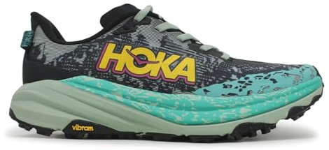 HOKA ONE ONE W Speedgoat 6 Black/Aloe Vera - 9