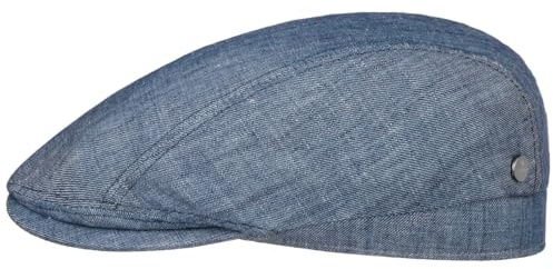 LIERYS Lecoma Leinen Flatcap Unifarbene Schirmmütze Herren Made in the EU Frühjahr Sommer