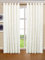 Mh Bedding Store ltd Ring Top/Eyelet Curtains Crushed Velvet Fully Lined Pair Curtain Beautiful Textured Door WIndow Curtains (Off White, 90 x 72 (228 x 183 cm))