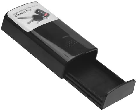 HENGBIRD Magnetischer Schlüsselkasten Verstecken Sie einen Schlüssel außerhalb Starker Magnet Schlüsselhalter unter Auto für Auto Haus Garage Büro Schlüsselversteck