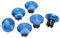 Metall-Thumbsticks for Edge, for Pro Elite, for für Pro, for Xboxone, for XboxSeries, 6 X Thumbsticks-Kappen, 2 X Ersatz-Thumbsticks (Blue)