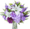Fairblo Flores Artificiales Peonía Lirio Gerbera Violeta Ramo de Flores Seda Decoración para Jardín, Bodas, Hogar, Cocina, Oficina, Púrpura