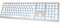 B.FRIENDIT Tastiera retroilluminata cablata sottile – con alloggiamento in alluminio, tastierino numerico e illuminazione RGB – connessione USB per Apple iMac, Macbook, Mac e PC – Layout AZERTY –