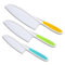 Kitchen Safety Knives for Kids, Children's Cooking Knives in 3 Sizes & Colors/Firm Grip, Serrated Edges for Vegetables, Fruits, Salad, Cake