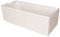 Calmwaters® Wannenträger 170 x 75 cm Modern Square, Passend für Rechteck-Badewanne 170x75 cm, Styroporträger, Schall- und wärmedämmend, Direkt verfliesbar, Badewannenträger in Weiß, 03AX3359