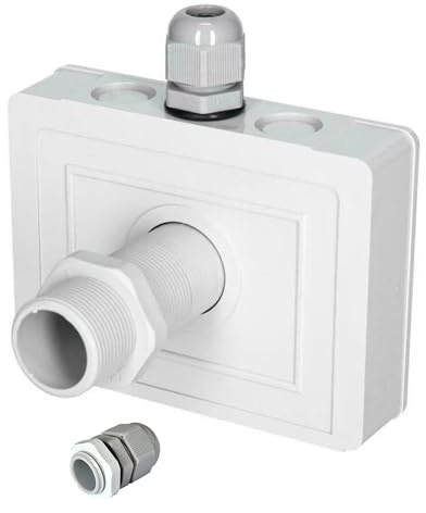 HTS e-com CBE KT5 - Caja de pasacables para caravanas, barcos y campistas (2 unidades, PG11, impermeable, extensible, IP68, para caravanas, barcos y campistas para instalaciones solares y satélite