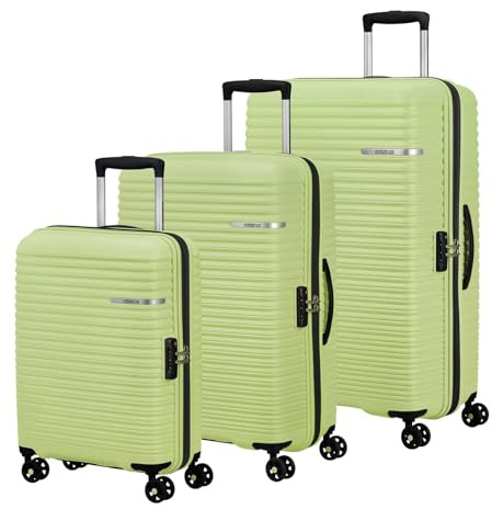 American Tourister Trolley Liftoff 3 PC Set D Sunny Lime hellgrün 79cm