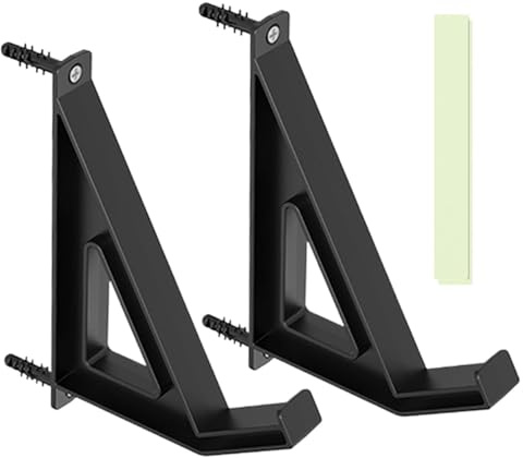 Notebook Wall Hanger - PC Platforms Support, Flexible Typing Tray Fixture, Vertical Device Storage Unit Mount | Compact Organization Structure Setup, Gadgets Nightstand Placement for Art Decor Panels