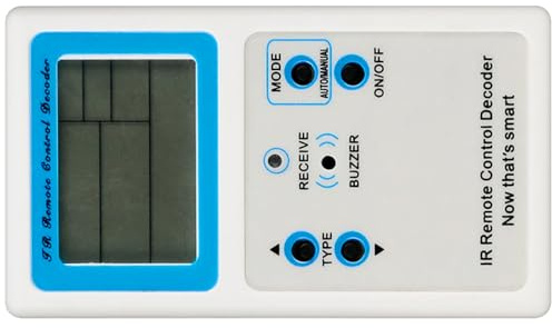 YROHGKPN MultiModes Infrare Remotes Control Decoders Signals Analyzers for Real Time Signals & TVs Wide Compatibility Remote Tester
