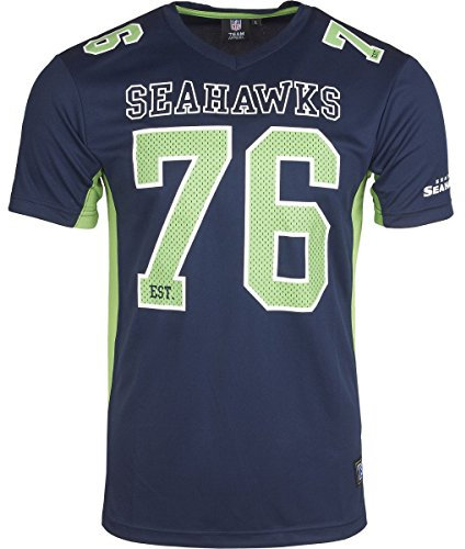 Majestic Seattle Seahawks Moro Est. 76 Mesh Jersey NFL T-Shirt XL