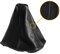 myshopx SA33 Schaltmanschette Schaltsack Sack Schwarz Faden Schwarz Echt Leder