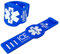 TUFF LUV Fahrrad-Band Silikon S.O.S Emergency Contact Information Sicherheits-Armband für Ihr Fahrrad/Zyklus - Blau