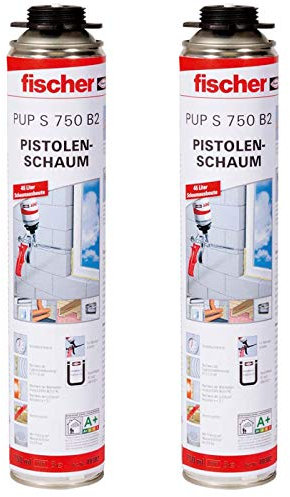 Gardopia Sparpakete: Fischer Pistolenschaum 1K PUP S 750 B2 (2 x 750 ml)