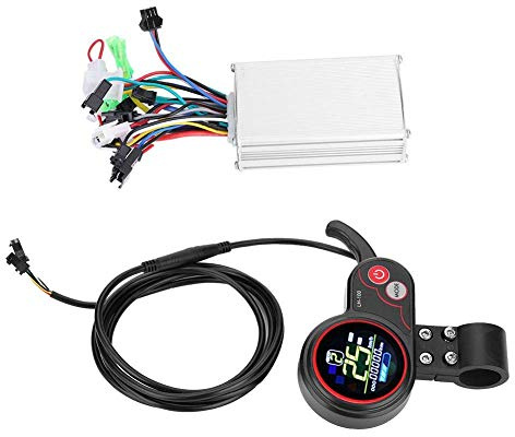 VGEBY1 Controller, Elektroroller Kontroller mit LCD Display Bedienfeld und Schalthebel Zubehör für Elektroroller (36 V)