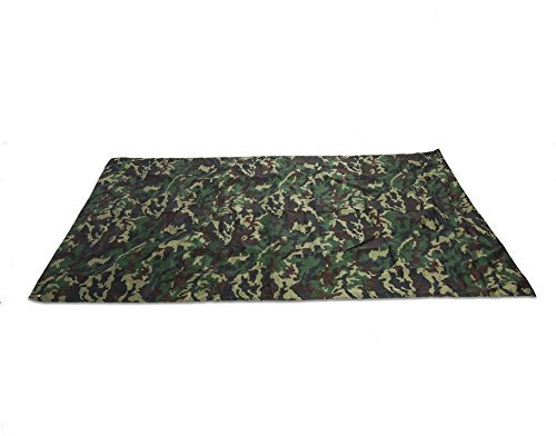 Outdoor tragbare Zeltplane, Nylongewebe tragbare Zeltplane Leichte Regenschutzmatte RainTent Tarp Shelter(2 * 2m)