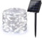 BrizLabs Solar Lichterkette Aussen Kaltesweiß, 24M 240 LED Außen Kupferdraht Lichterkette Wasserdicht 8 Modus Solarbetriebene Lichterkette für Garten Bäume Balkon Terrasse Hochzeit Weihnachten Party