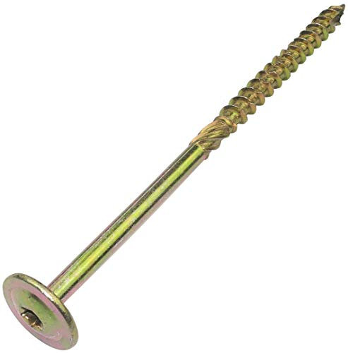 AERZETIX - C48365 - Lot de 20 Vis à bois Ø8x160mm - à tête large bombée - à empreinte étoile Т40