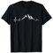 Berge Herzschlag Liebe Klettern Trekking Berge T-Shirt