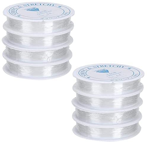 Quesuc La corda elastica 120 m * 0,5 mm viene utilizzata per la creazione di gioielli. È elastica e resistente allo strappo(8 volumes)