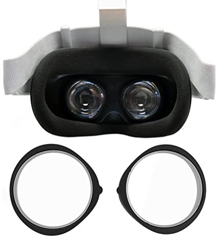 Gafas de miopía para Oculus Quest 2 Juegos de realidad virtual Auriculares Gafas de miopía VR Accesorios Protector de lente Marco (-2.5D)