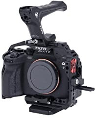 Tilta Camera Cage for/Compatible with Sony a7 IV Basic Kit Includes Compact Top Handle, HDMI Cable Clamp & HDMI Cable | Compatible with DJI Ronin Gimbals | TA-T30-A-B | Black