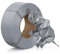 Bambu Lab 3D-Drucker-Filament, 1,75 mm, PLA-3D-Druck-Filament, Maßgenauigkeit +/- 0,03 mm, schnelles Drucken, RFID-PLA, kein Verziehen und Verheddern, 3D-Druckmaterial, 1 kg Nachfüllung, Silber