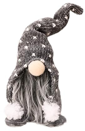 XIANXIAN Weihnachtsdeko Plüsch Wichtel, Handgemachte Weihnachtswichtel 30cm Hoch Wichtel Figuren Geschenke for Kinder Familie Weihnachten Freunde