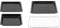 ICQN Backblech 422 x 370 x 30 und 45mm, Emailliert Fettpfanne für Backofen und Herd & 445 x 375 x 35 mm Gitter Backblech Set, Passend für Whirlpool, Ignis, Bauknecht, Indesit, Grillrost 44,5x34 cm