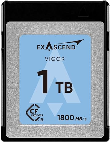 VIGOR PRO-CINEMA CFexpress Type B Vitesse d'écriture soutenue 1700 Mo/s, vidéo RAW 8K pour appareils photo reflex numériques professionnels et caméras vidéo, vitesses d'écriture soutenues pour