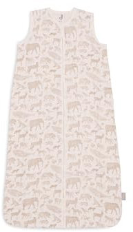 Jollein Baby Musselin Sommerschlafsack, Animals, Nougat, 70 cm