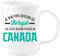 quotedazur - Mug Je N'ai Pas Besoin De Thérapie J'ai Juste Besoin D'Aller Au Canada - Blanc/Céramique